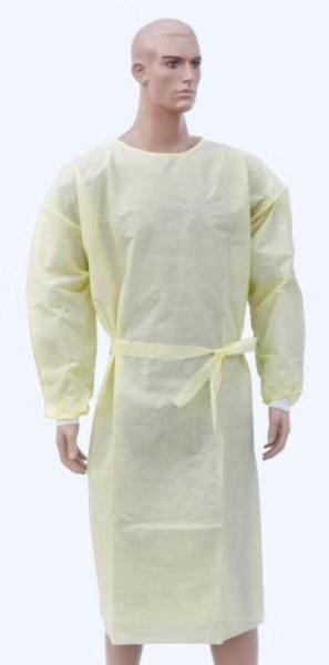 Non Woven 60gsm 120 X140cm Disposable Hospital Gown