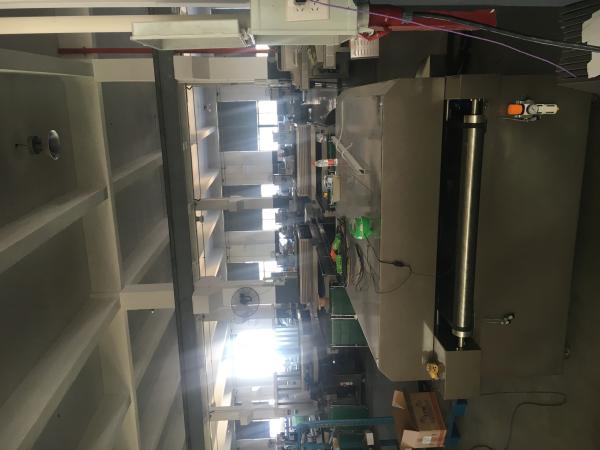 China top 1 screen press JINBAO Brand JB-900TC fully automatic Window comestics Box Pasting Machine 2100 pc/hour FOXCONN