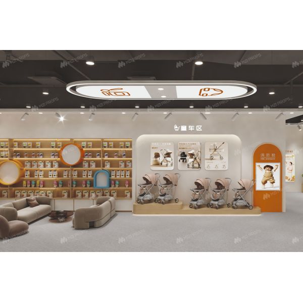BBC014 Baby Display Shelf Baby Shop Furniture Maternity Store Design Fashion Shop for Baby