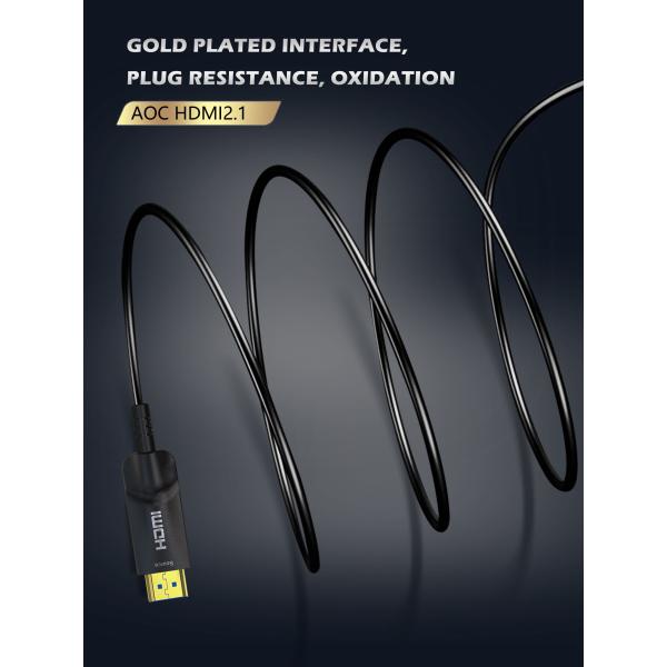 50 pies de cable óptico de la fibra HDMI