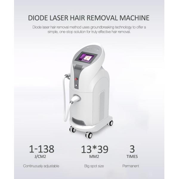 High Power 808nm Diode Laser Epilation Machine Permanent Hair Removal For Spa And Salon