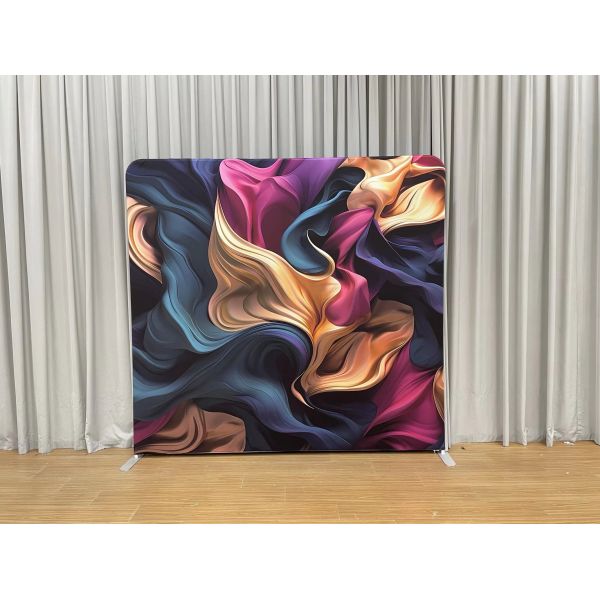Fluidity Straight Pillow Case Backdrop Polyester Tension Fabric Backdrop