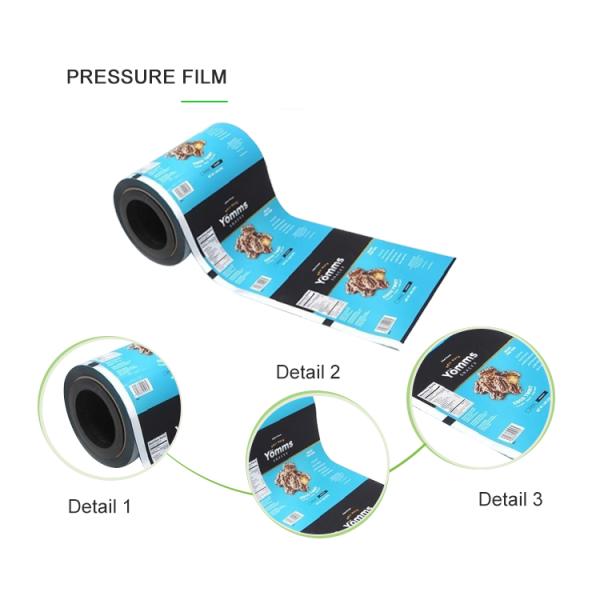 OEM Food Grade Plastic Sealing Packaging Stretch Roll Film 80-125 Micron Aluminum Foil Laminated Roll Films