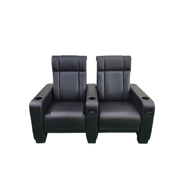 Push Back Sliding Mechanism Recliner Sofa Home Theater Individual Seat