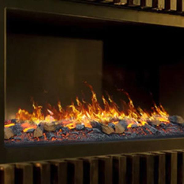 Caminha Elétrica de Estilo Moderno Media Decoração de Parede Caminha a Vapor
