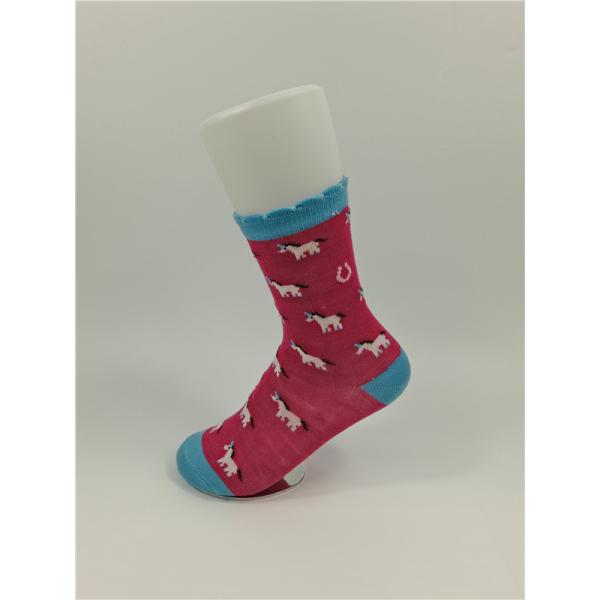 Anti Foul Knitted Cotton Baby Socks With Colorful Different Patterns