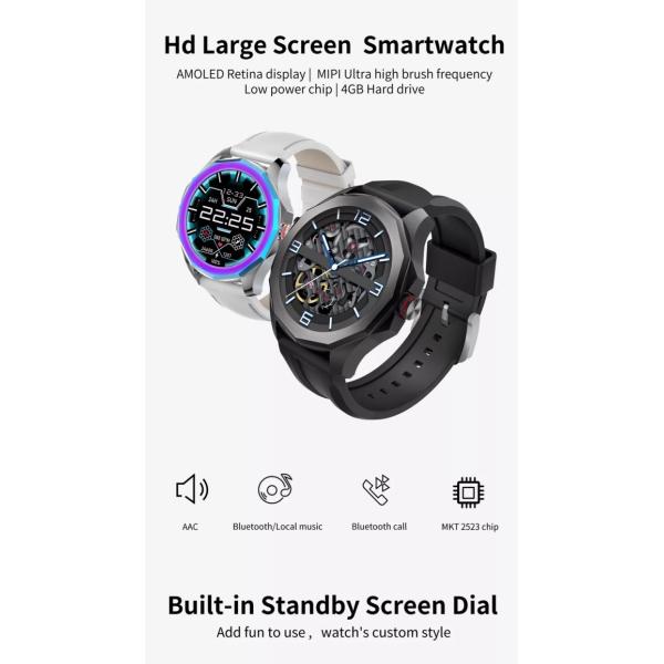Дозор Chargeable нержавеющей стали дозора 5ATM батареи 42mm Sporty умной умный