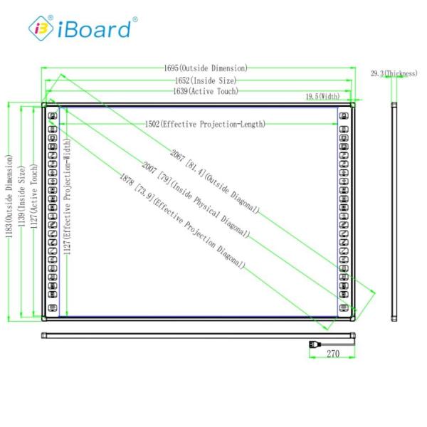 Ultimate Interactive Solution Precision Infrared Touch Smart Interactive Whiteboard for school education