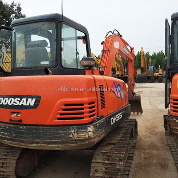Peinture d'origine mini creuseuse utilisée doosan55/deuxième main doosan55 prix bon marché en vente