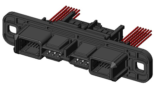 High current JAE Electronics DW3R002-CV connector combining power and signal