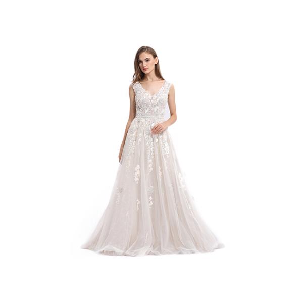 Scoop U Shape Neck Short Sleeve Arabic Evening Dresses Long Evening Gowns