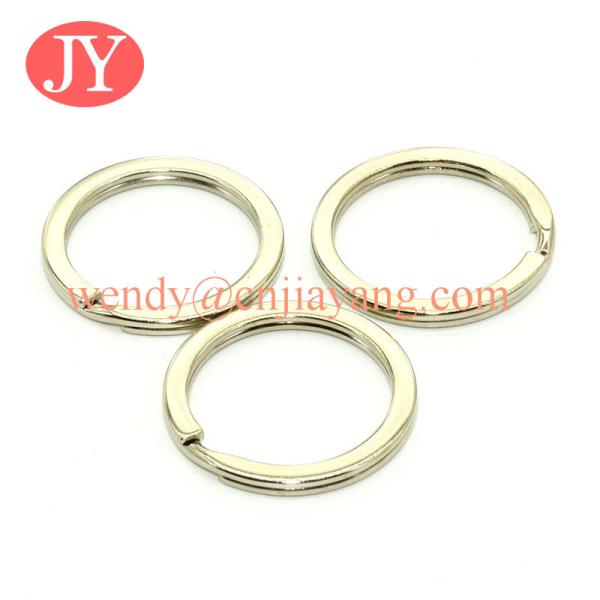 jiayang Split key rings 25mm 1 inch nickel plated steel