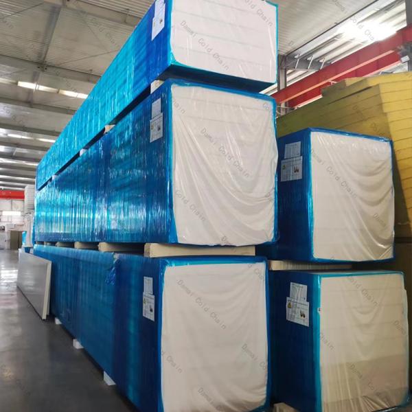 Белая панель холодной комнаты Сэндвич из каменной шерсти Сэндвич из внешней стены