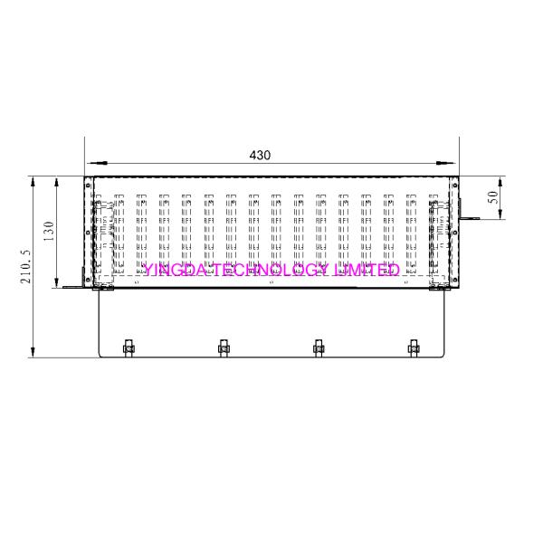 Chasis завершает модули LGX с металлом Маунта шкафа переходник Splitters1x8 SC/Apc
