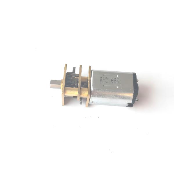 Customized 12mm Small DC Gear Motor High Torque Brass Material