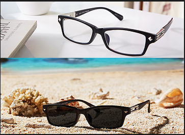 Gray / Brown Transition Optical Lenses , 1.56 AR Coating Prescription Photochromic Lenses