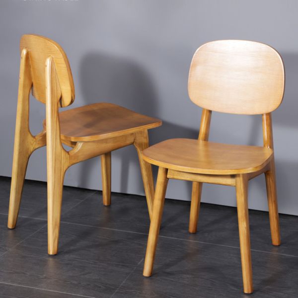 Restaurant Cafe Simple Design Wood Dining Chair