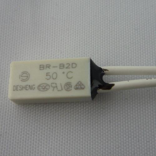 250Vac / 5A, 24Vdc / 8A, BR-B2D AC Thermal Protector / thermostat for automotive heating pad