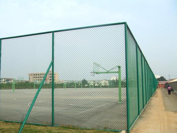 Outdoor PVC Black Vinyl Coated Cyclone Iron Wire Mesh Metal Fence 8 ft Chain Link Fence