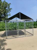 2M Galvanizado Aço Correr Cage Cão Cã Kennels Pet Kennel Easy Assembly