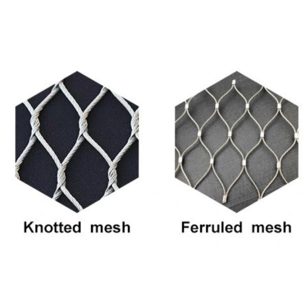 Diamond 3mm Flexible Stainless Steel Cable Mesh 7 X 19