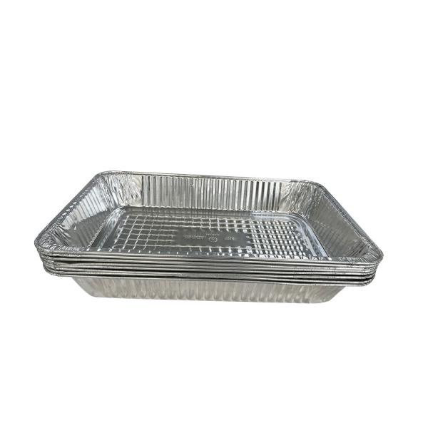 Amigável ao ambiente 525x325mm Alumínio folha Grill Grill para cozinhar ao ar livre