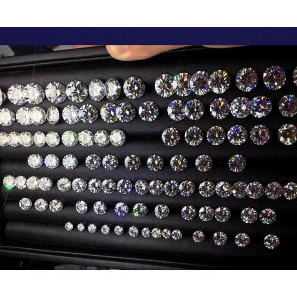 Wholesale Loose Moissanite Diamond GRA Stones D EF Color 1mm-8mm For Make Jewelry