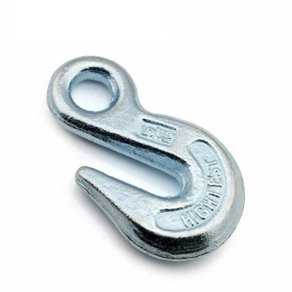 OEM Forgings Lifting Rigging Eye Hook Parts Closed Die Forging Process Forged Crane Hook