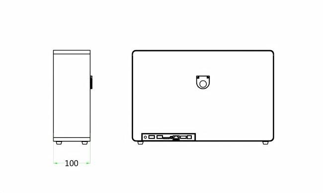 AI Holographic Display Cabinets 15.6 Inch Transparent LCD Touch Showcase Interactive Video