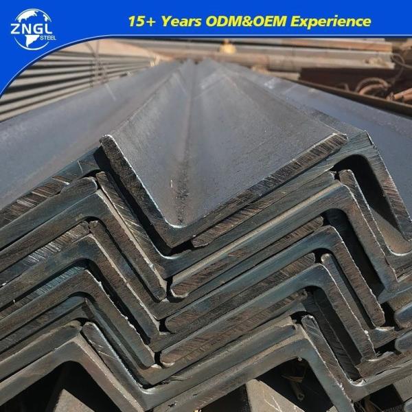 50*50*5 Q235 Q345c St235jr Grade Angle Fer ASTM Acier à angle égal et inégal