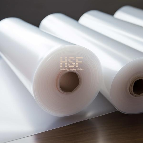 Rohs Translucent White PE Silicone Release Film Silicone UV Cured