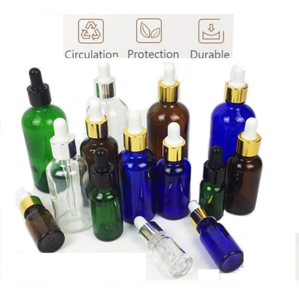 0.5oz 1oz 2oz 4oz 8oz 16oz Amber Glass Dropper Bottles