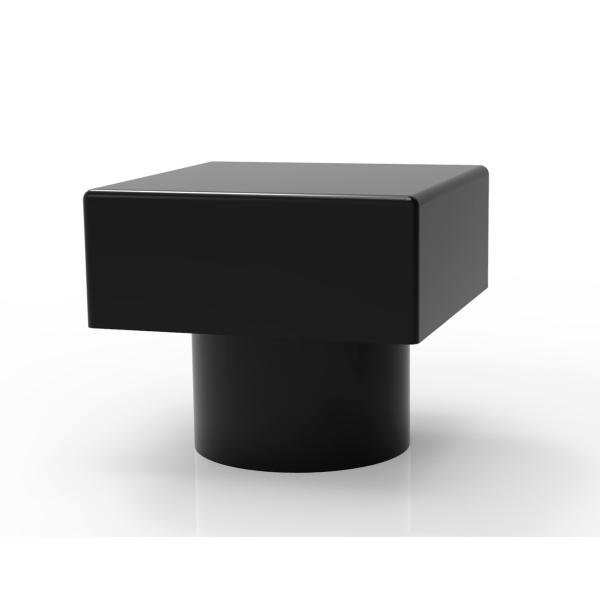 Cubra con cinc el metal de lujo del chapado en oro de la cápsula de perfume de la aleación que pone letras al logotipo modificado para requisitos particulares