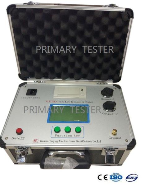 Low Frequency Cable Hipot Test VLF Cable Tester 70 KV With Real Time Display