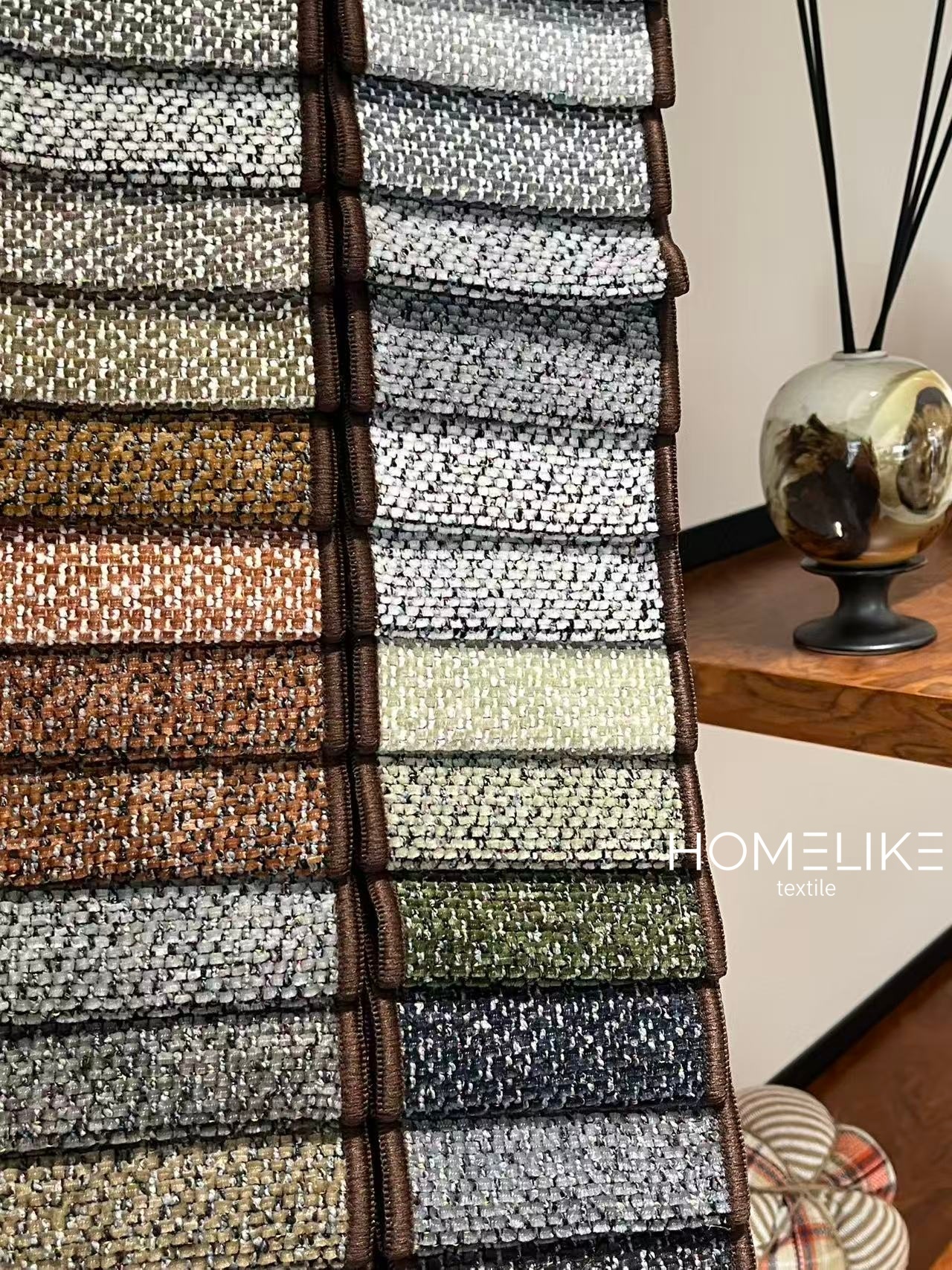 370gsm two color tone chenille sofa fabric