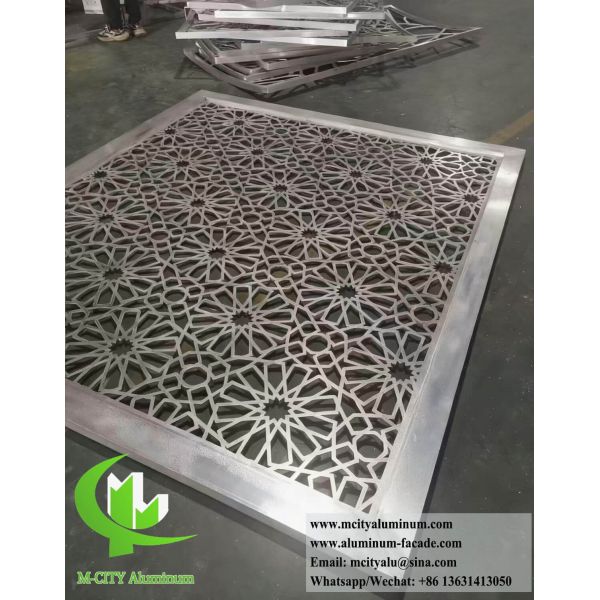 Powder Coated Laser Cut Aluminum Panel with Customized Size and Aluminum 3003 for Fence Wall Decoration