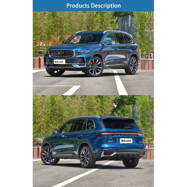 Седан Подержанный Geely Car Мощный Роскошный 2023 4WD SUV Geely Monjaro