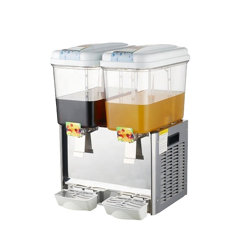 New Arrival Transparent Square Commercial Cold Juicer Dispenser
