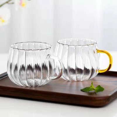 Large Capacity Tumbler High Borosilicate Glass Cup Popular Design Coffee Glass