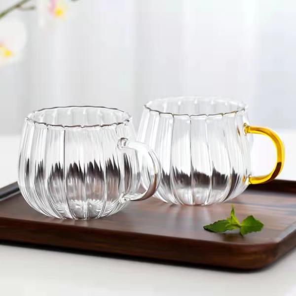 Large Capacity Tumbler High Borosilicate Glass Cup Popular Design Coffee Glass Cup With Handle