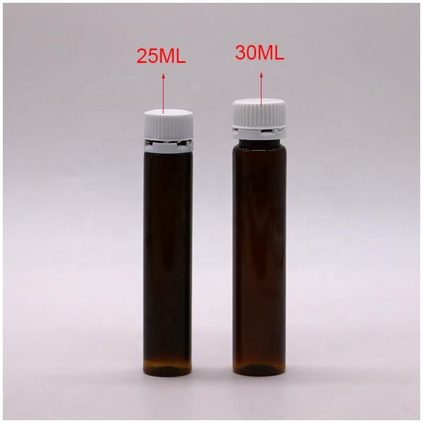 PET пластиковая бутылка для пероральной жидкости 20ML/20CC предохранительная крышка для медицинских изделий