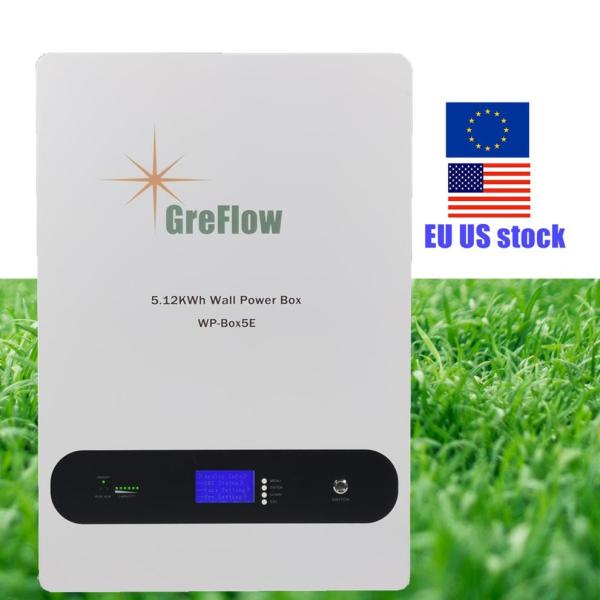 10KW Powerwall Wall Mount 51.2V 200Ah Energy Storage LiFePo4 Battery Solar System