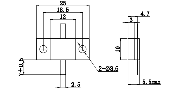 30W 20W ISO9001-2008 Certified Flange RF Power Resistor and Thermal Resistor