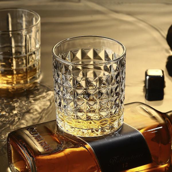 300ml Capacity Whiskey Tequila Cup with Max Diamond Glassware and Exquisite Tumbler