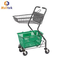 Carrinho de compras de supermercado de aço para mercearia