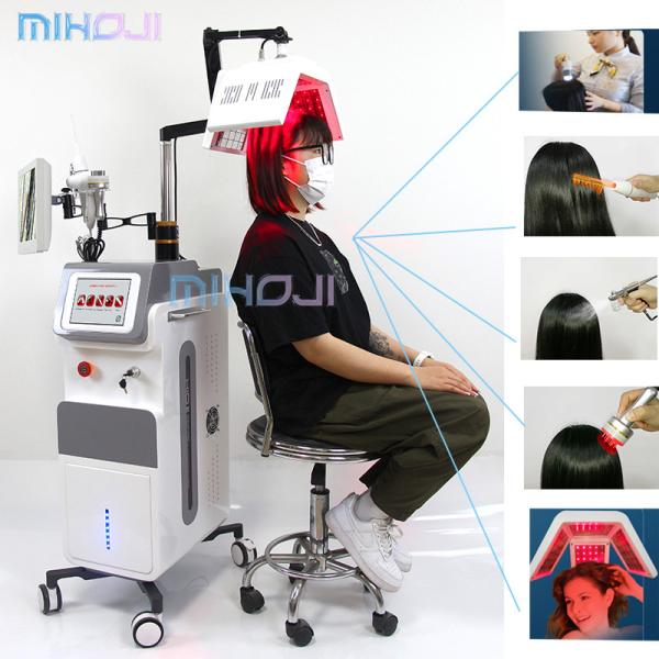 5 In 1 PDT LED Light Laser Hair Growth Machine With 650nm Laser Wave