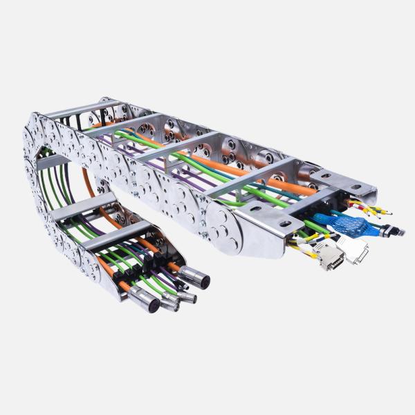 Customized Cnc Cable Drag Chain Stainless Steel Drag Chain Enclosed Style