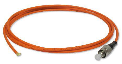 6 Core Simplex FC Pigtail Fiber Optic Cable with PVC / LSZH Jacket