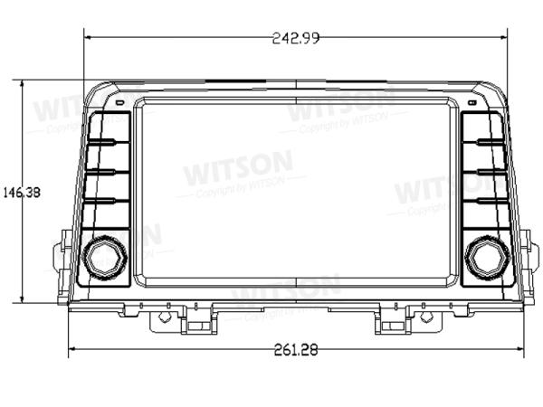 8 Screen OEM Style without DVD Deck For Kia Morning 3 Picanto 2016-2020
