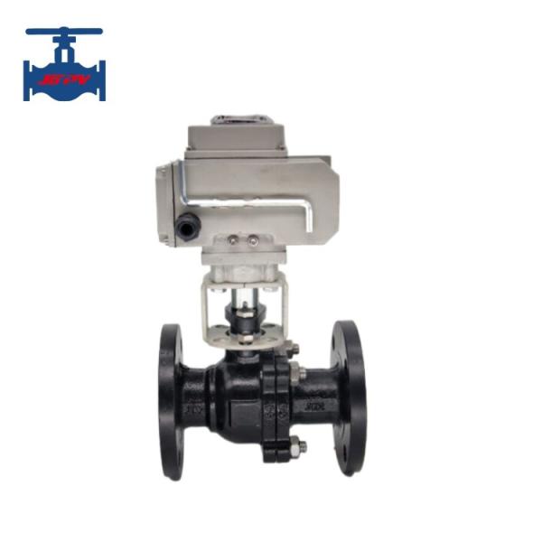 Direct Mount Electric Cast Iron Ball Valve with Superior Sealing Performance